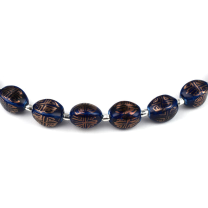 CHP1401 8x12mm Porcelain Oval Bead