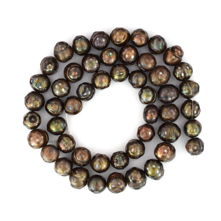 CP1029-P12 Faceted Bronze Pearl