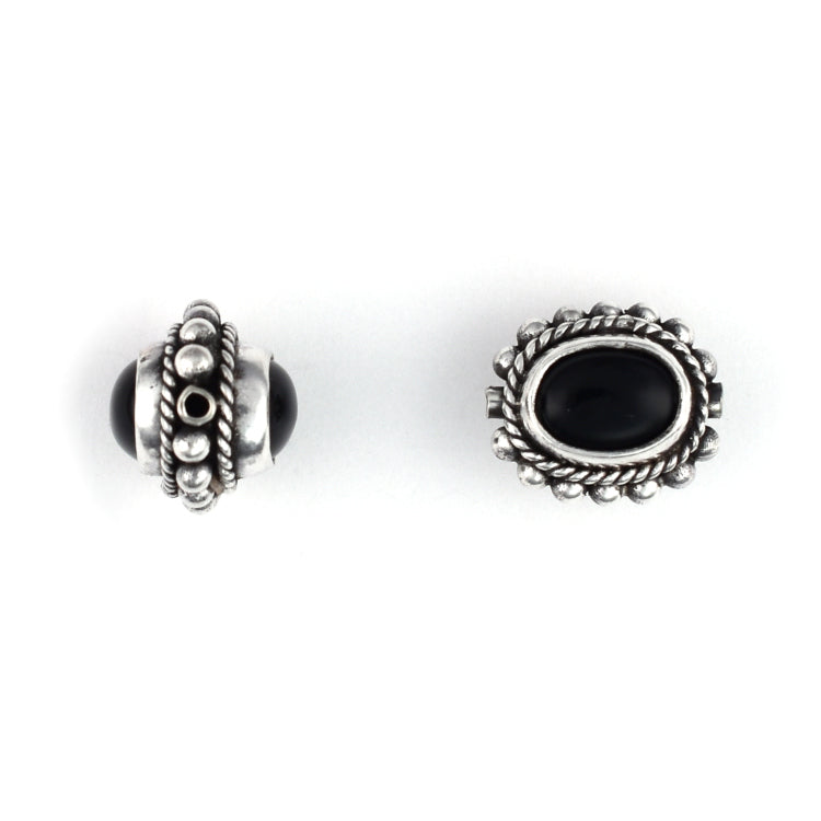 IB50 Silver Bead with Onyx