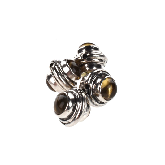 M9 Silver Bead with Citrine