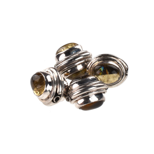 M11 Silver Bead with Citrine