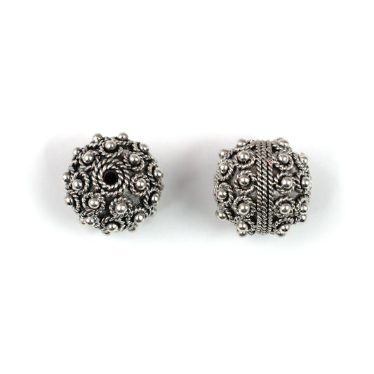 S71b Silver Berber Bead