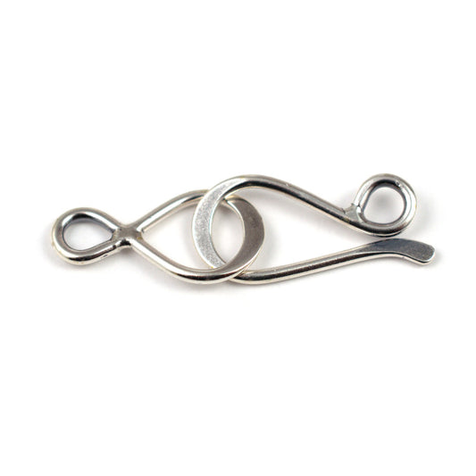 B320 Silver Hook Clasp