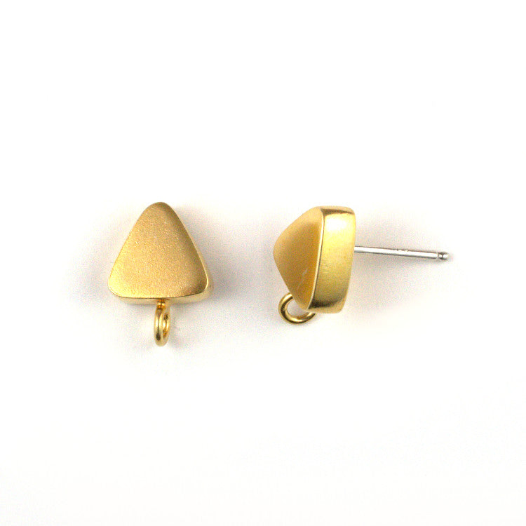 C163 Silver Post Earring