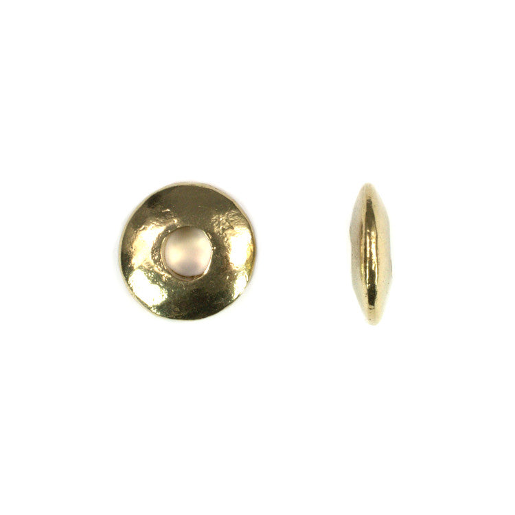 C548 Brass Saucer Bead