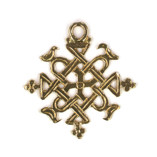 C567 Brass Ethiopian Lalibela Charm