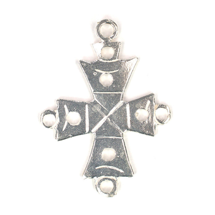 C595 Brass Mexican Cross Connector Charm
