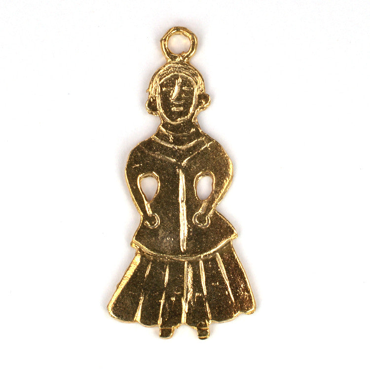 C608 Brass Mexican Charm