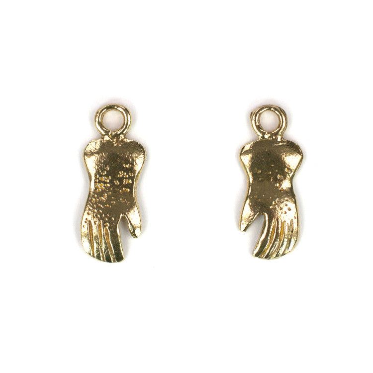 C625 Brass Mexican Hand Charm