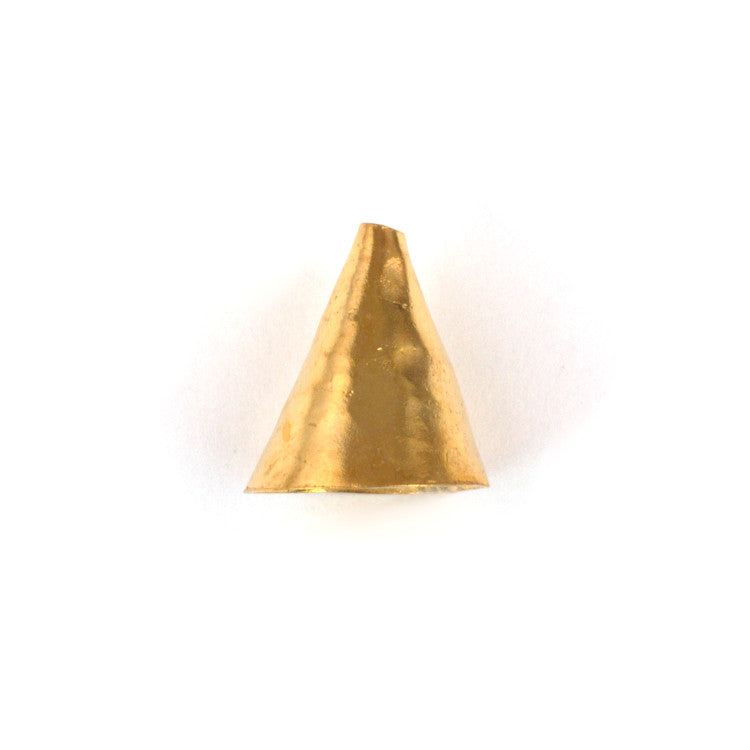 C1081 Hammered Brass Cone